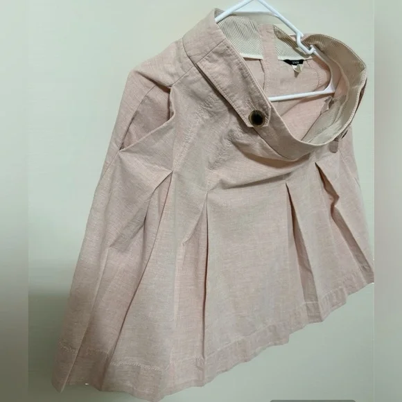 J.Crew Pink Pleated Mini Skirt, Size 2 - Picture 3 of 7